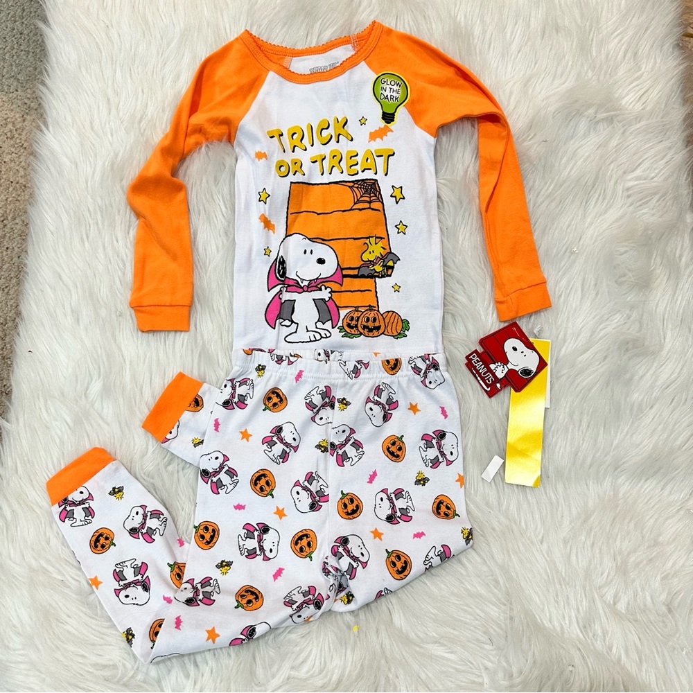 Kids Peanuts Halloween Pajamas